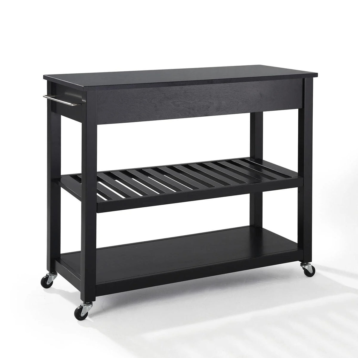 Southwestern Style Granite Top Kitchen Prep Cart H690