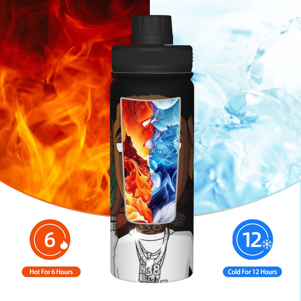18OZ Stainless Steel Insulated Water Bottle F986