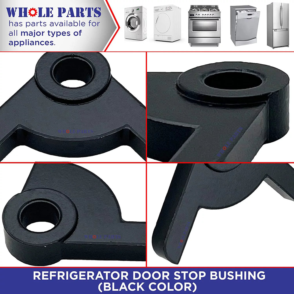 Refrigerator Door Stop Bushing Black M6307