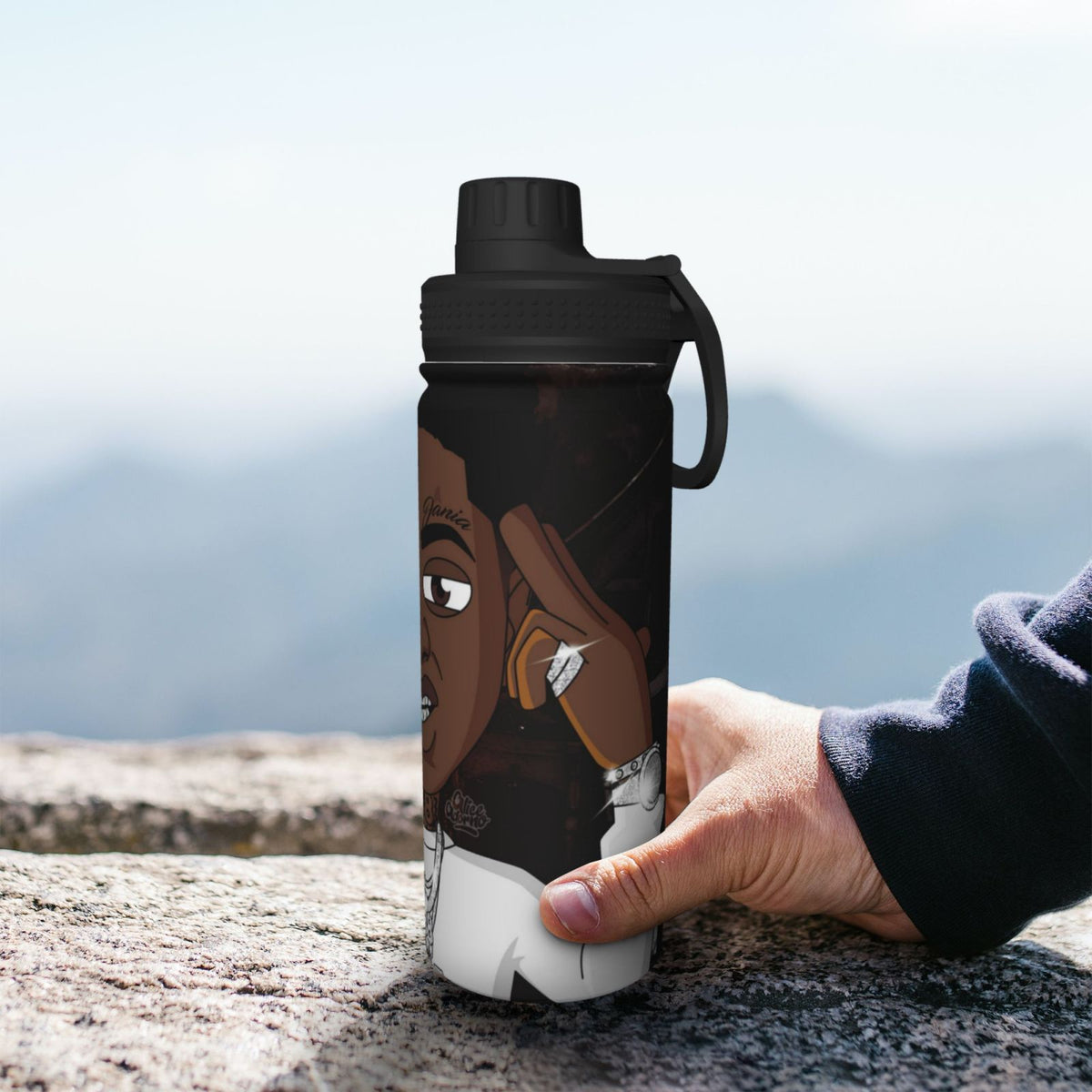 18OZ Stainless Steel Insulated Water Bottle F986
