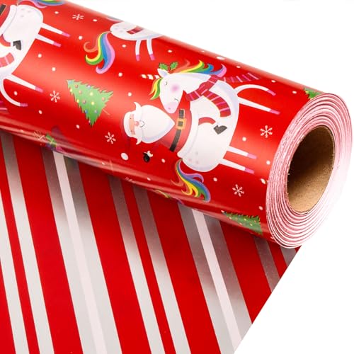 Kraft Wrapping Paper Roll with Cut Lines on Reverse, 17 Inch x 32.8 Feet S408559
