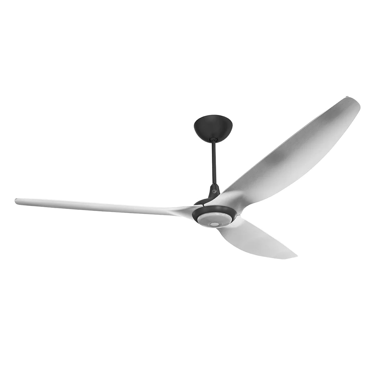 84 Ceiling Fan with Brushed Aluminum Blades and Black Finish D59717