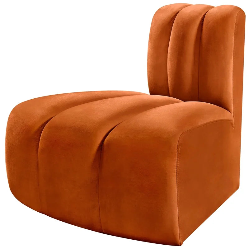 Cognac Velvet Corner Z894