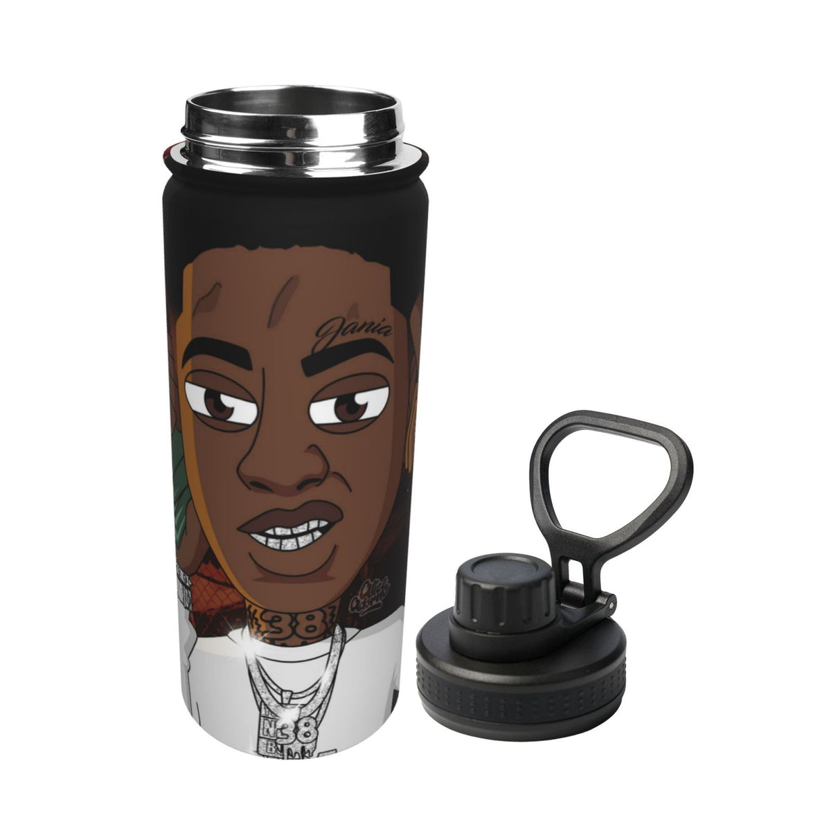 18OZ Stainless Steel Insulated Water Bottle F986
