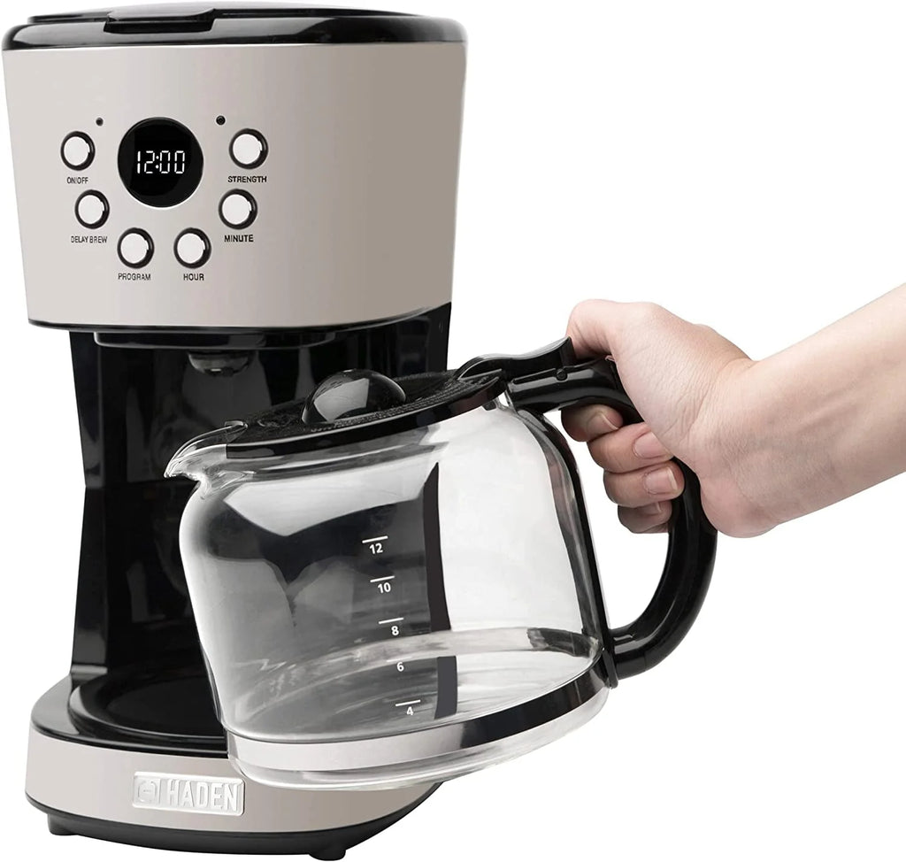 Turquoise Blue 12 Cup Programmable Coffee Maker with Glass Carafe Z9730