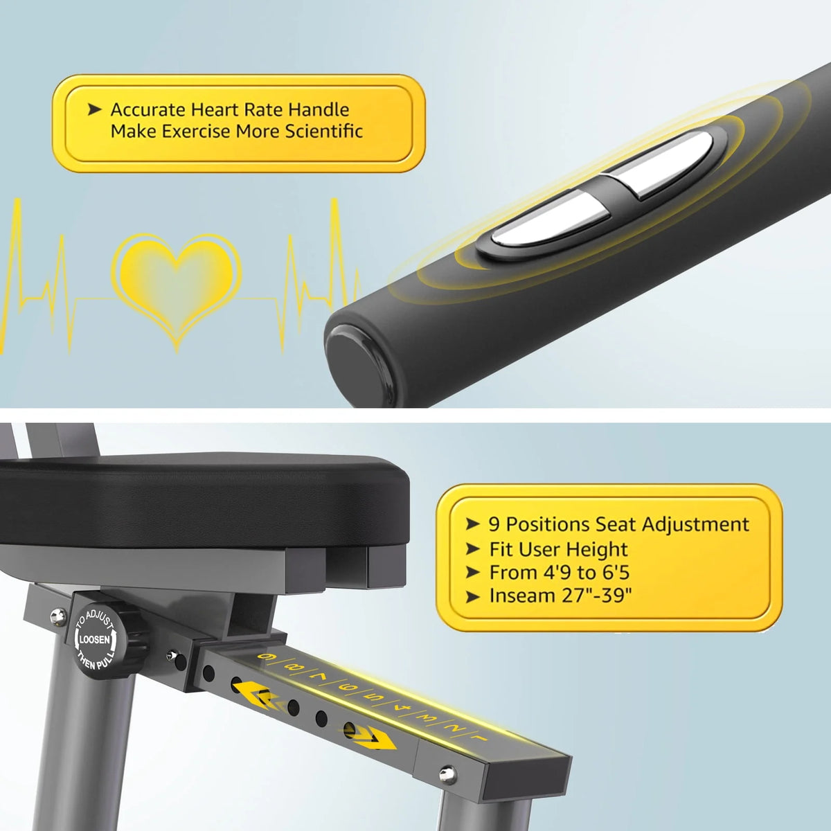 Recumbent Stationary Bike Magnetic Resistance E962184