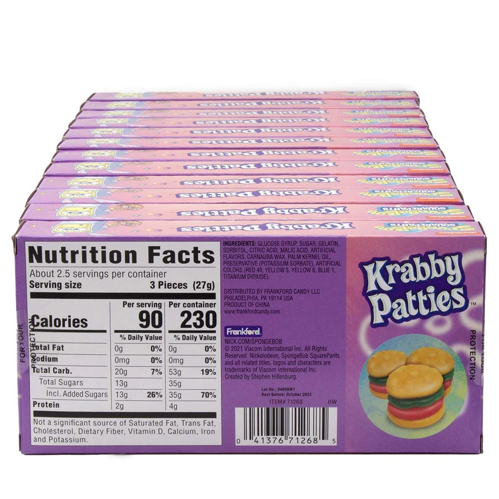Krabby Patty Regular Bag 12-2.54 Ounce A3053