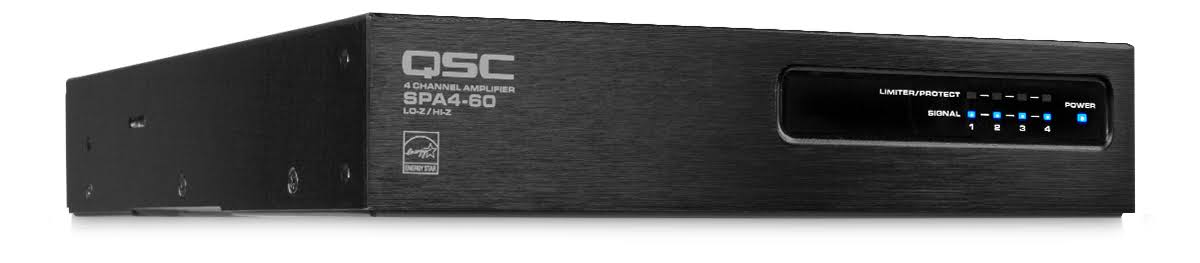 Compact 4-Channel 60-Watt Installation Amplifier Q777
