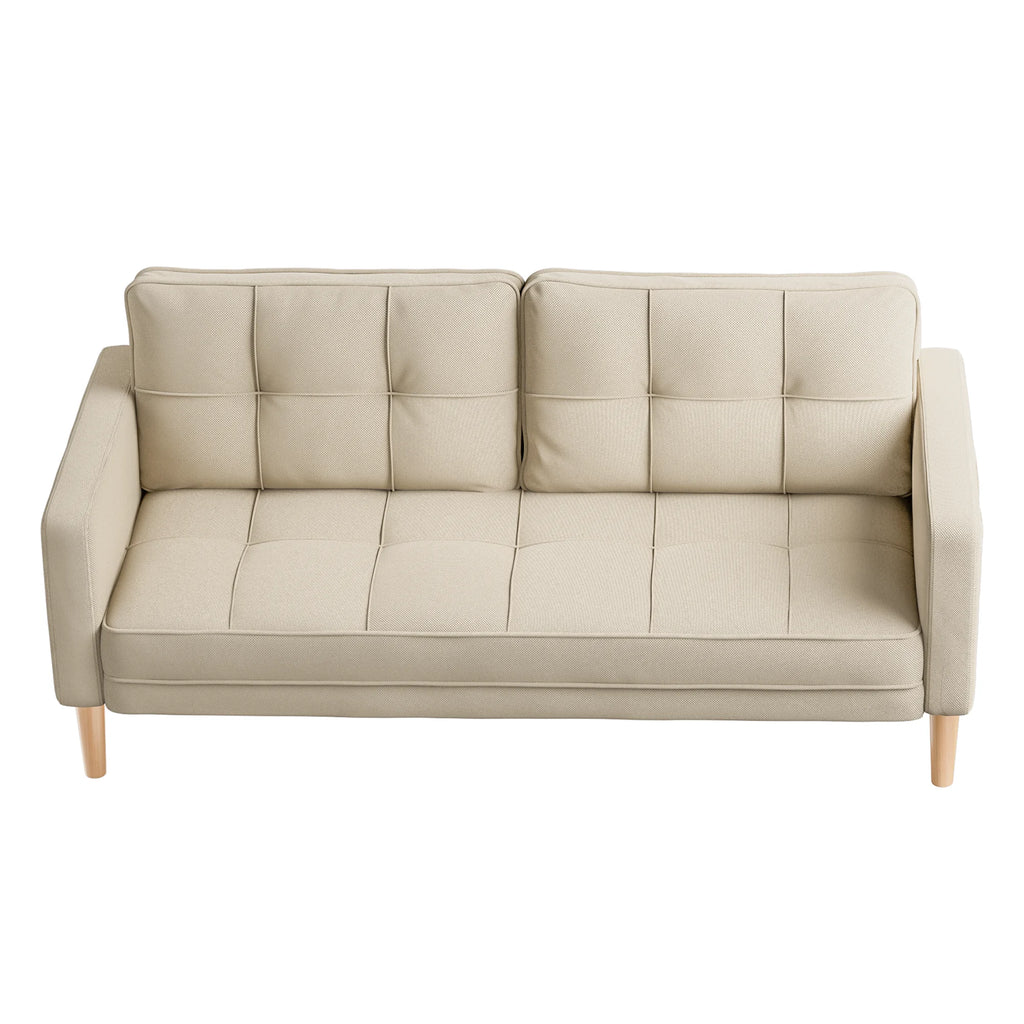 Gray Sofa with Storage Pockets X40973