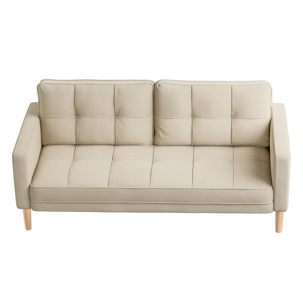 Gray Sofa with Storage Pockets X40973