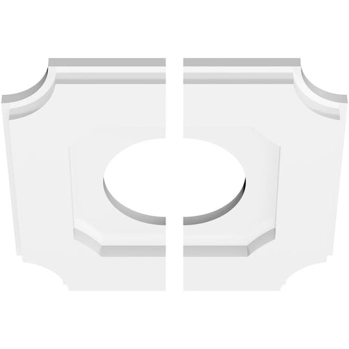 10"OD x 4"ID x 6"C x 1"P PVC Ceiling Medallion E73283
