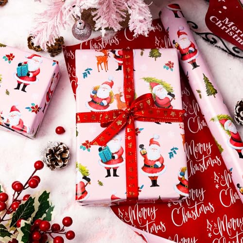 Kraft Wrapping Paper Roll with Cut Lines on Reverse, 17 Inch x 32.8 Feet S408559