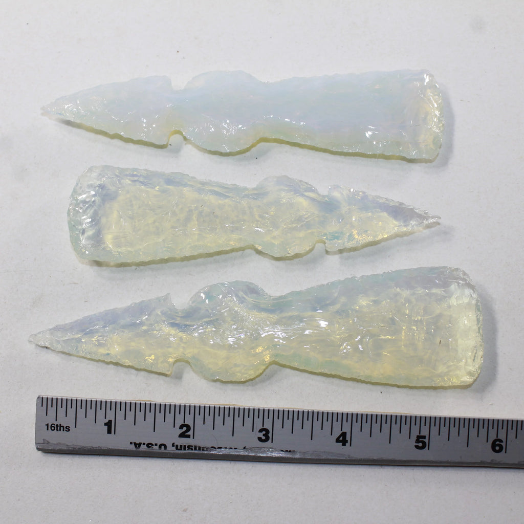 Opalite Ornamental Tomahawk Heads L639920