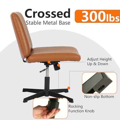 Armless Cross Legged Office Desk Chair X858976