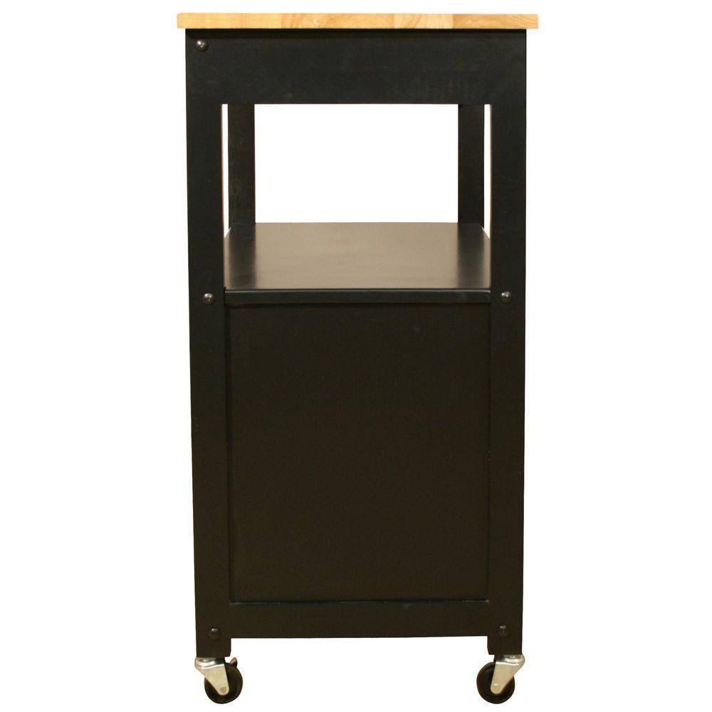 Black Kitchen Cart J32029