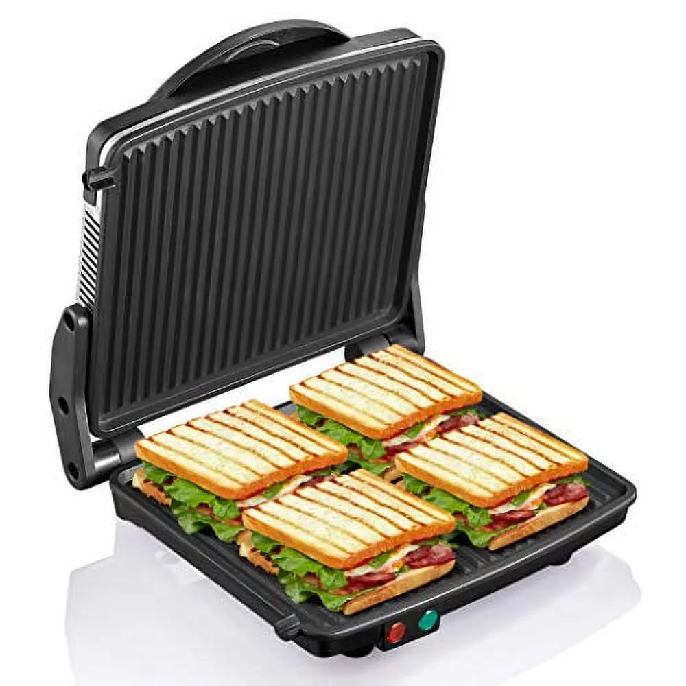 Non-Stick 11" x 9.8" Panini Press Grill Z234678