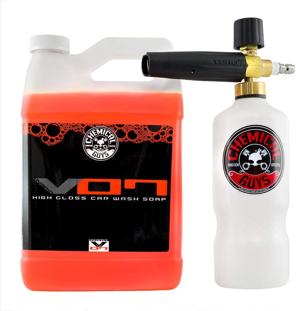 Foam Cannon and Hybrid V7 Auto Wash, 1 Gal B421