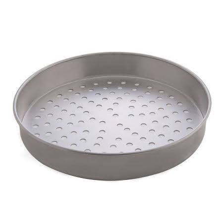 14x22 x 1x22 Perforated Straight Sided Heavy Weight Aluminum Pizza Pan Z179
