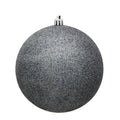Pewter Glitter Ball Drilled Cap K96346