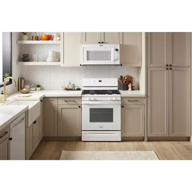 4-Burner Freestanding Gas Range in White M175195