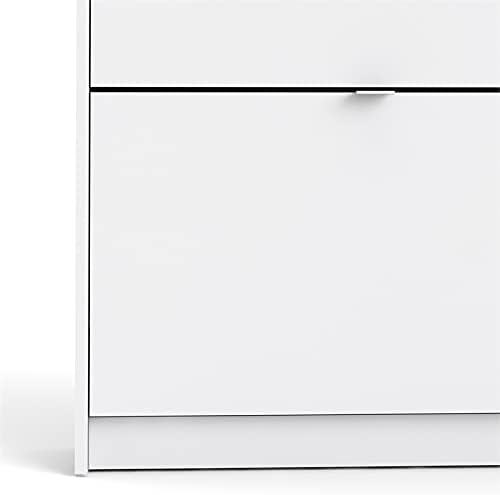 4 Drawer White Shoe Cabinet T970