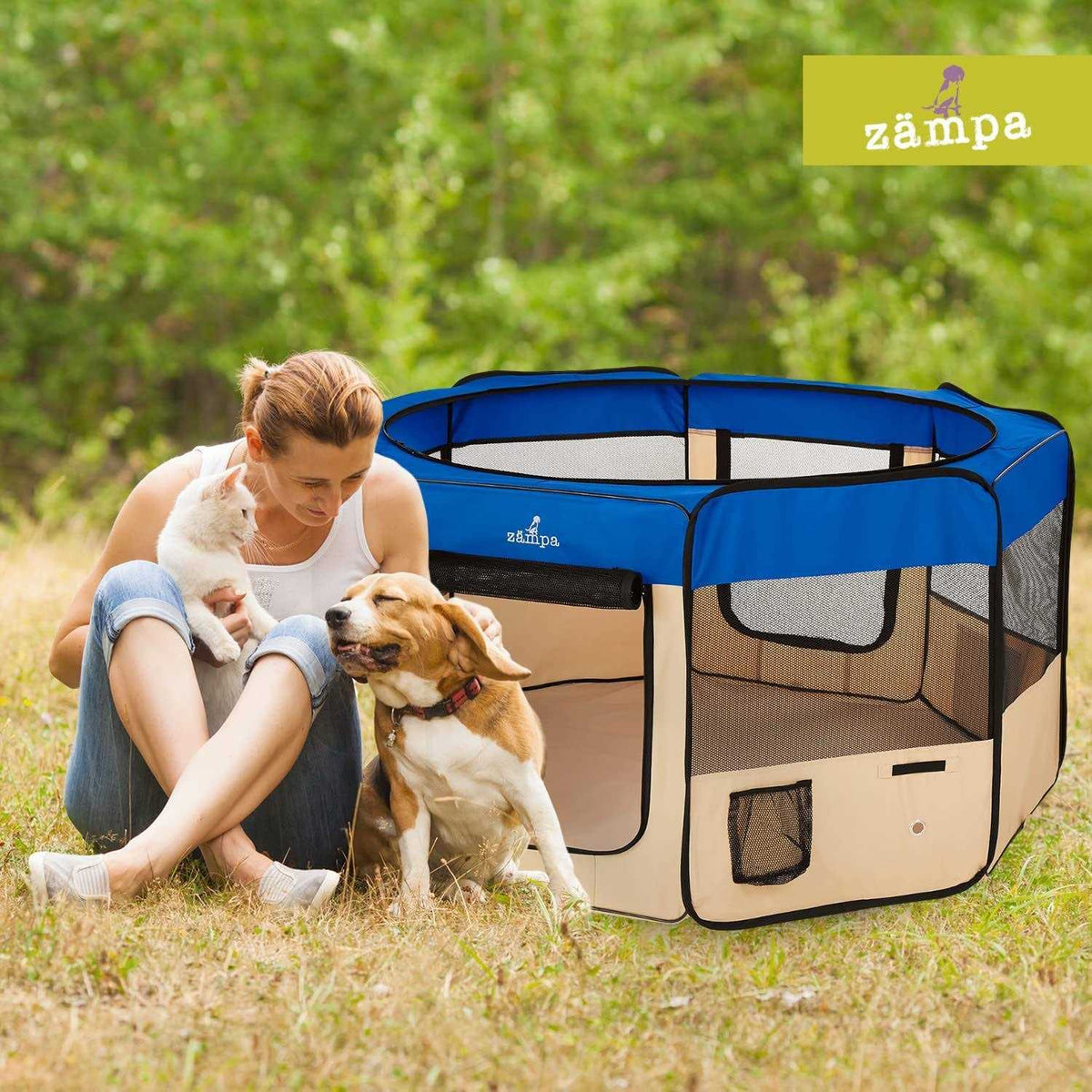 Portable Foldable Pet Playpen U34235