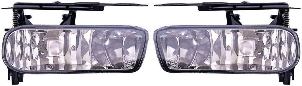 Cadillac Escalade Fog Light Assembly 2002-2006 Pair Driver and Passenger Side Pack of 2 E60704