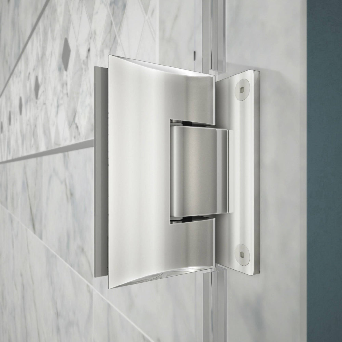 Chrome Frameless Hinged Shower Door G23288