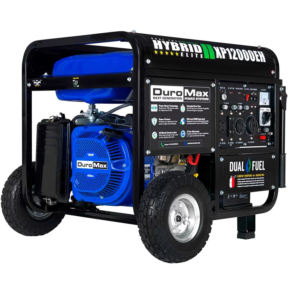 12,000 Watt Dual Fuel Portable Generator O1901
