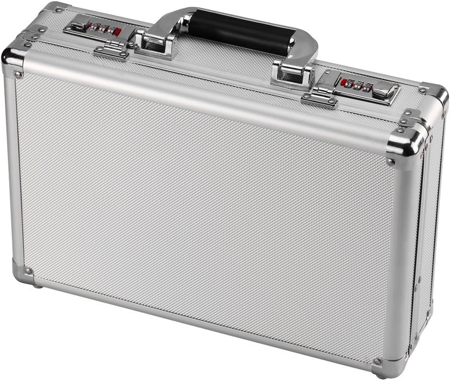 Silver Aluminum Hard Case B2144
