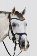 Black Eco Leather Snaffle Bridle V3189