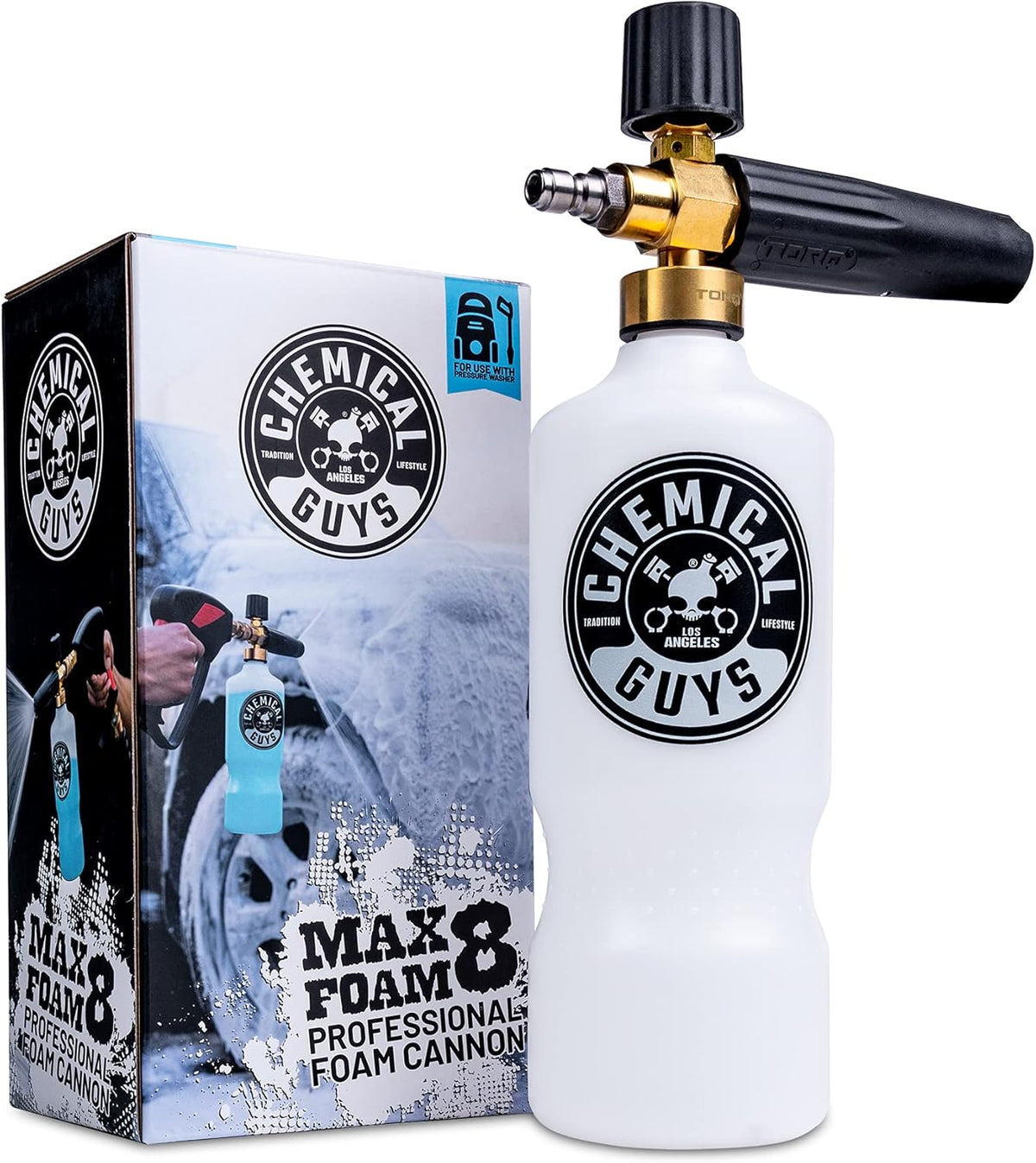 Foam Cannon and Hybrid V7 Auto Wash, 1 Gal B421
