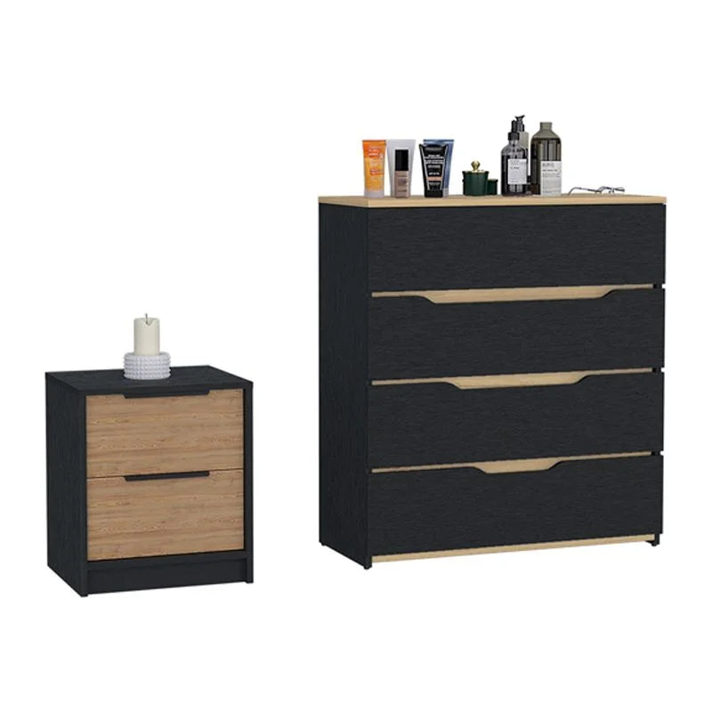 2-Piece Bedroom Set with Nightstand and Dresser K644841