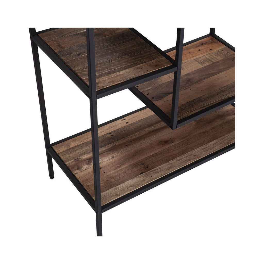 Natural and Gray Etagere A348
