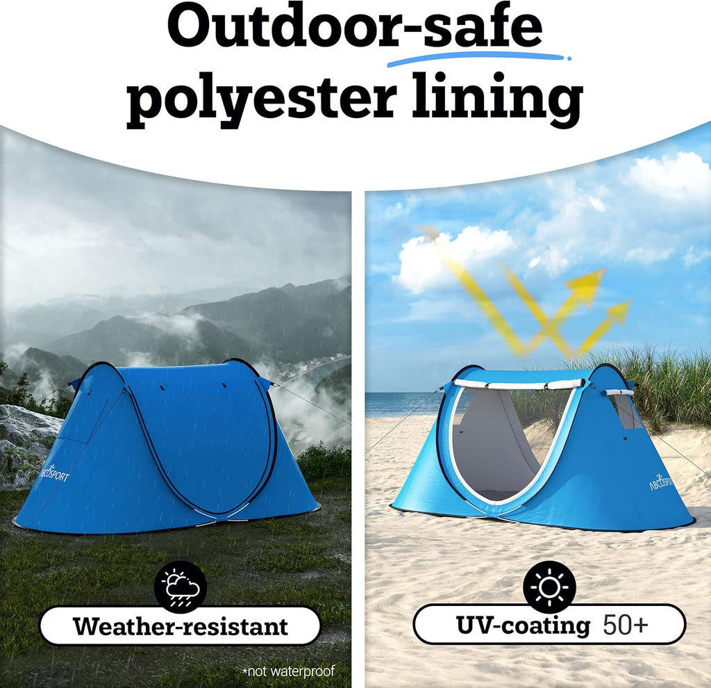 Pop-up Beach Camping Tent with Carrying Bag M263