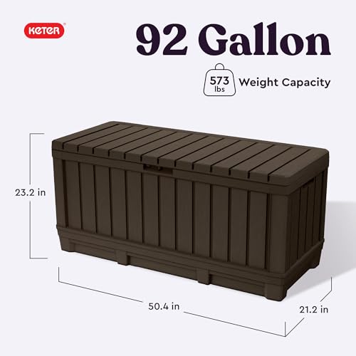 92 Gallon Resin Deck Box X396586