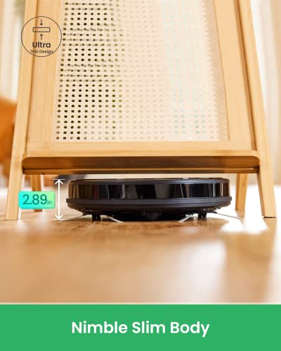 Slim Quiet Automatic Self-Charging Robotic Vacuum Cleaner P9300