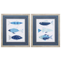 Light Wood Toned Frame Set of 2 B69011