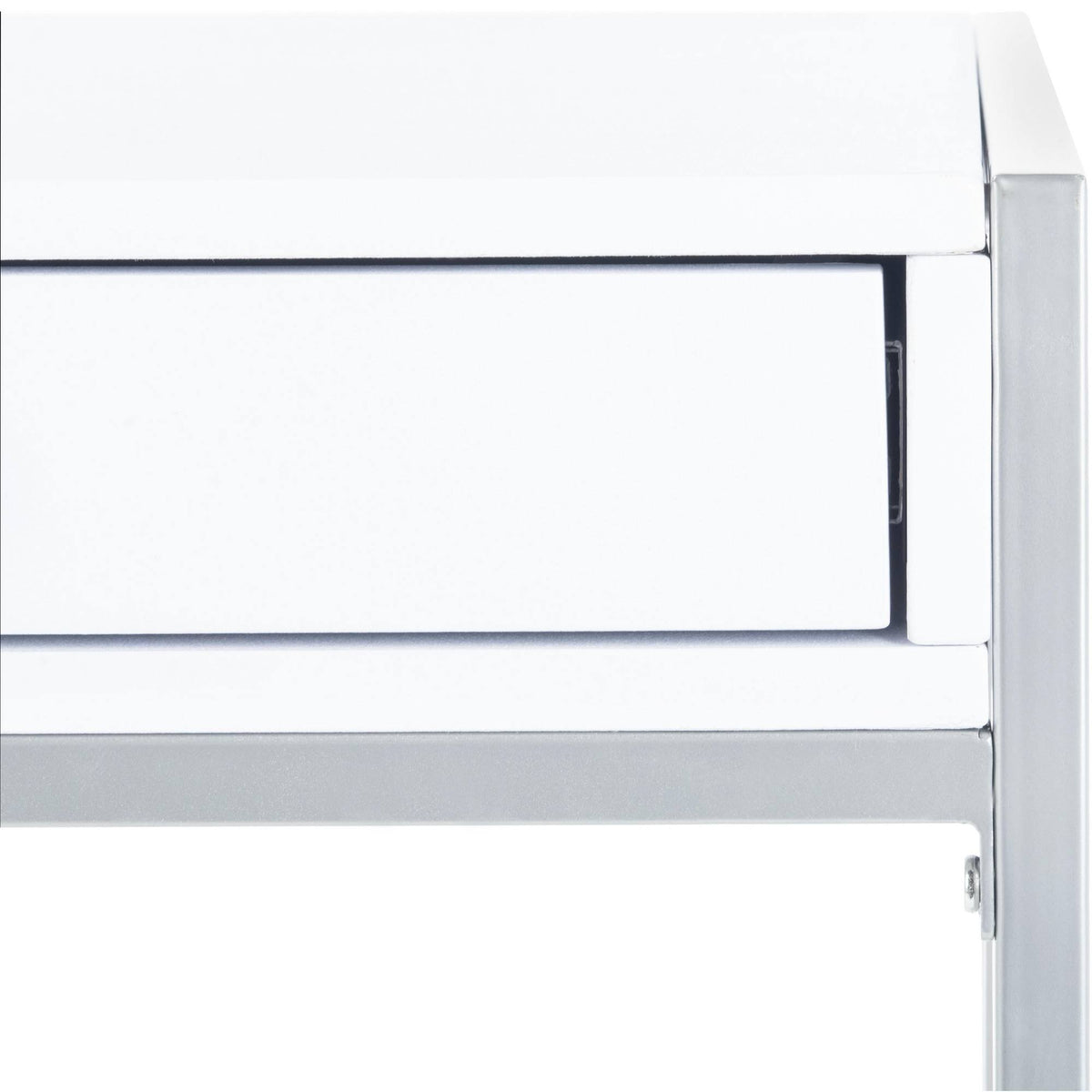White 1 Drawer Desk E487