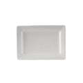 White Rectangular Plate, Case of 12 L523132