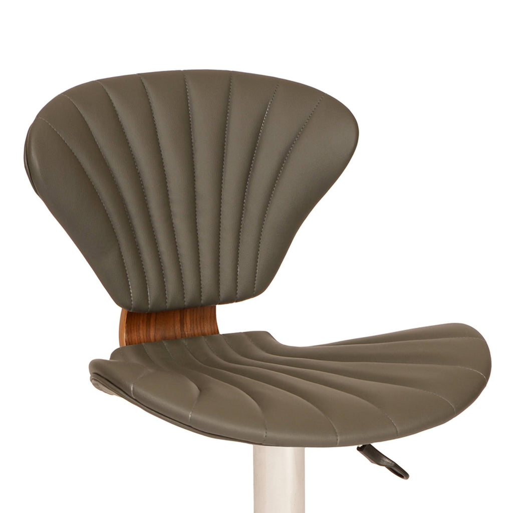 Black and Chrome Swivel Barstool M98771