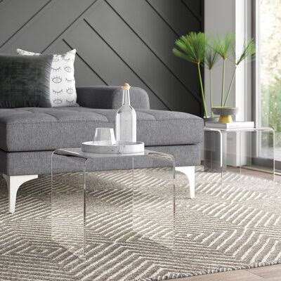 2 Piece Sled End Table Set J227