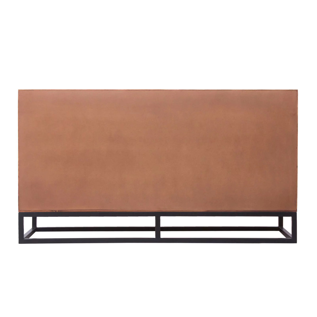 Acacia Wood Dresser or Display Unit Walnut Brown & Black V735241