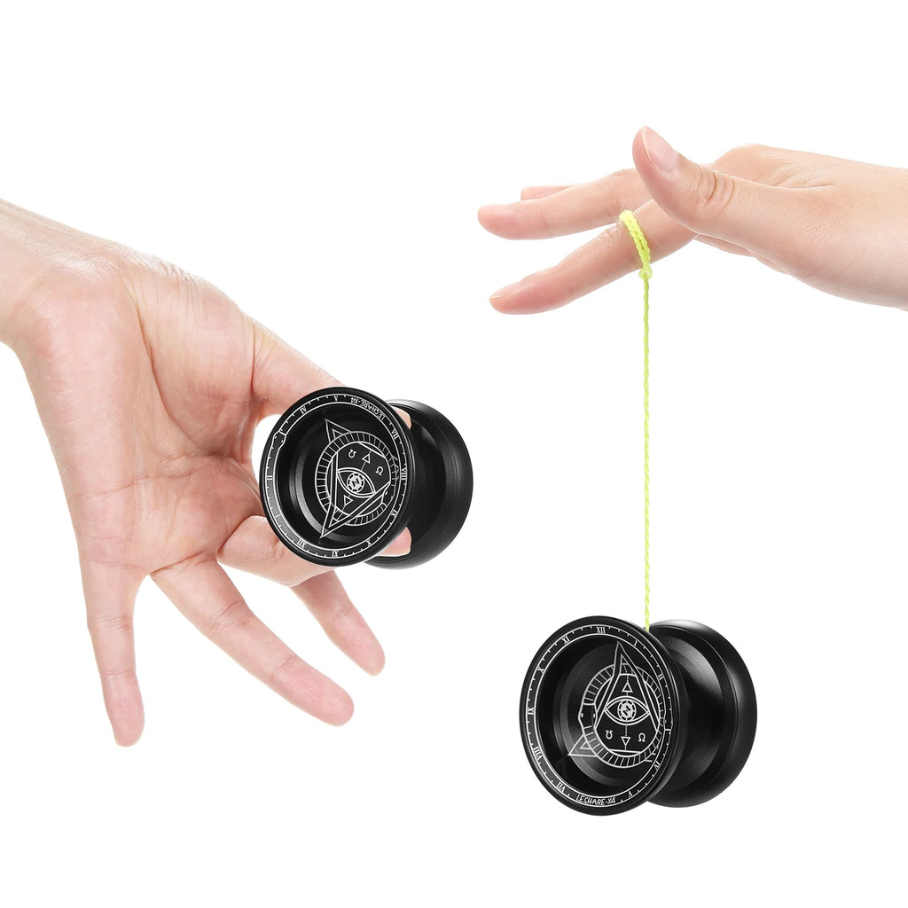 Aluminum Yoyo Ball with Strings and Glove S9894