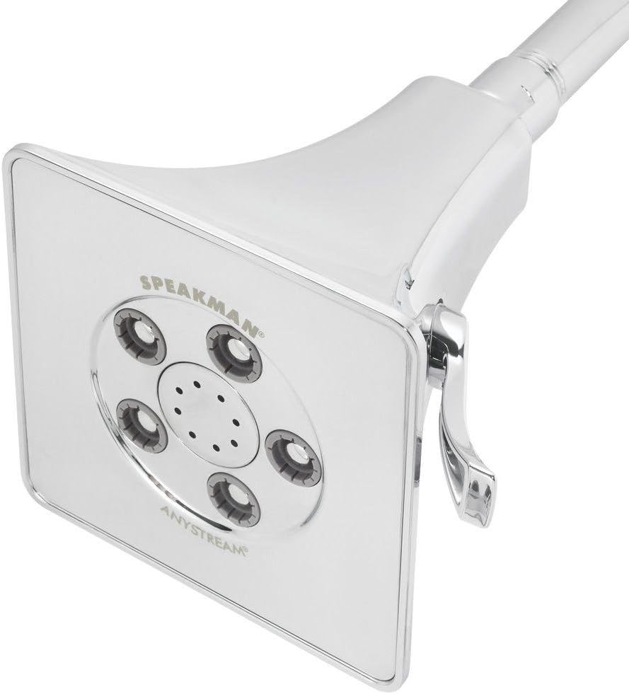 Polished Chrome Adjustable Shower Head, Pack of 2 U205