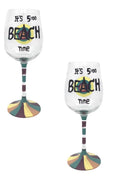 Hand Painted Wine Glass Set V60960