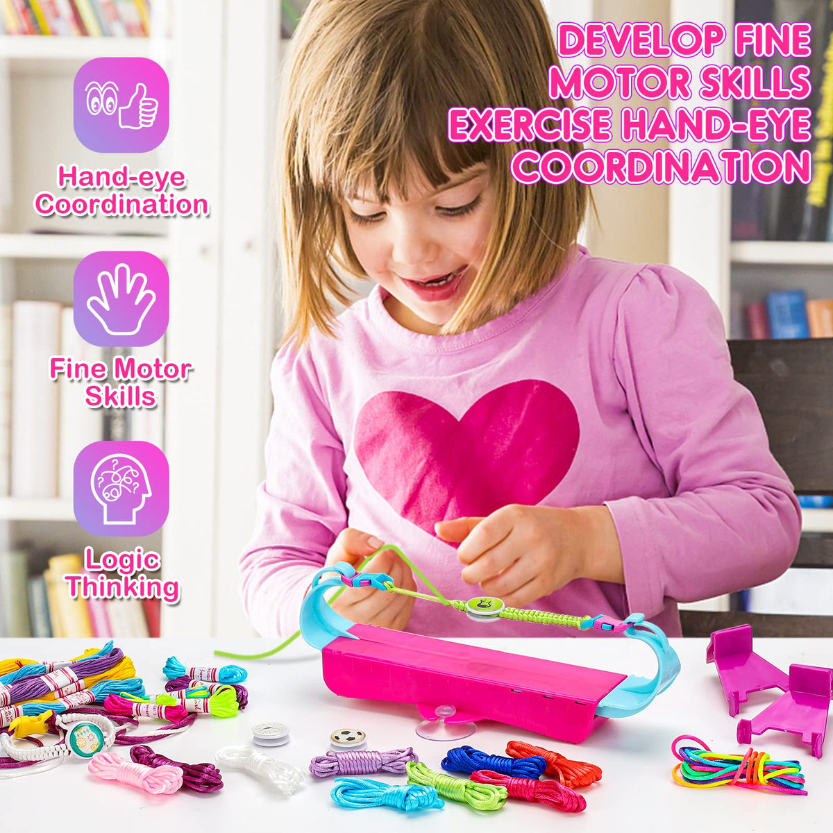 Friendship Bracelet Making Kits Jewellery Sewing Craft Set H594593