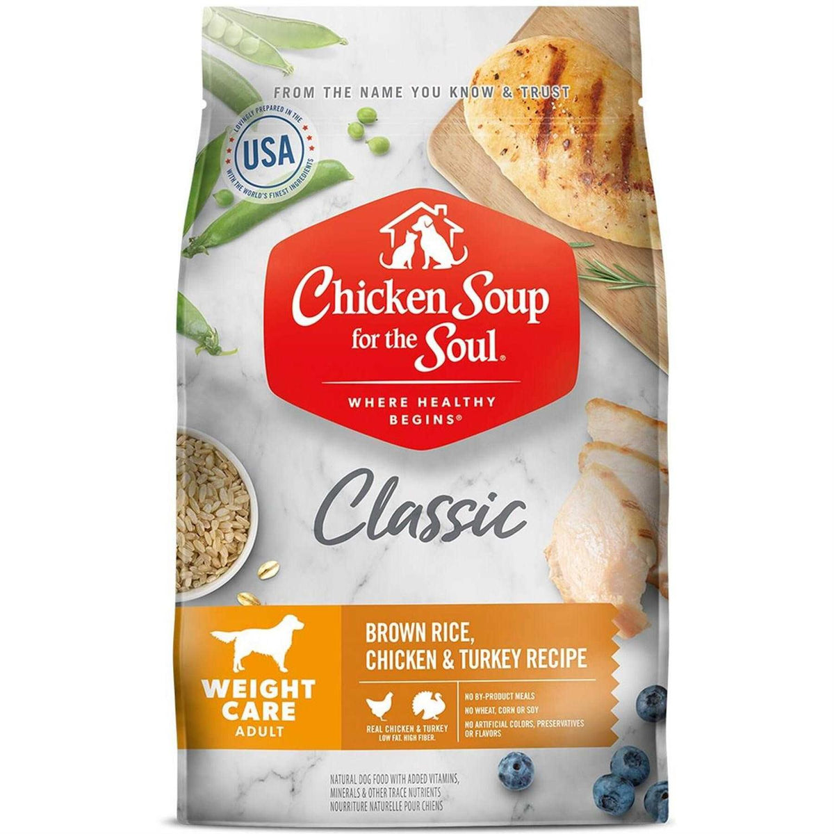 Chicken Turkey Brown Rice Dry Dog Food F7653
