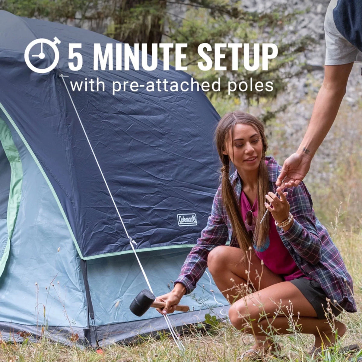 2 Person Blue Camping Tent N60235