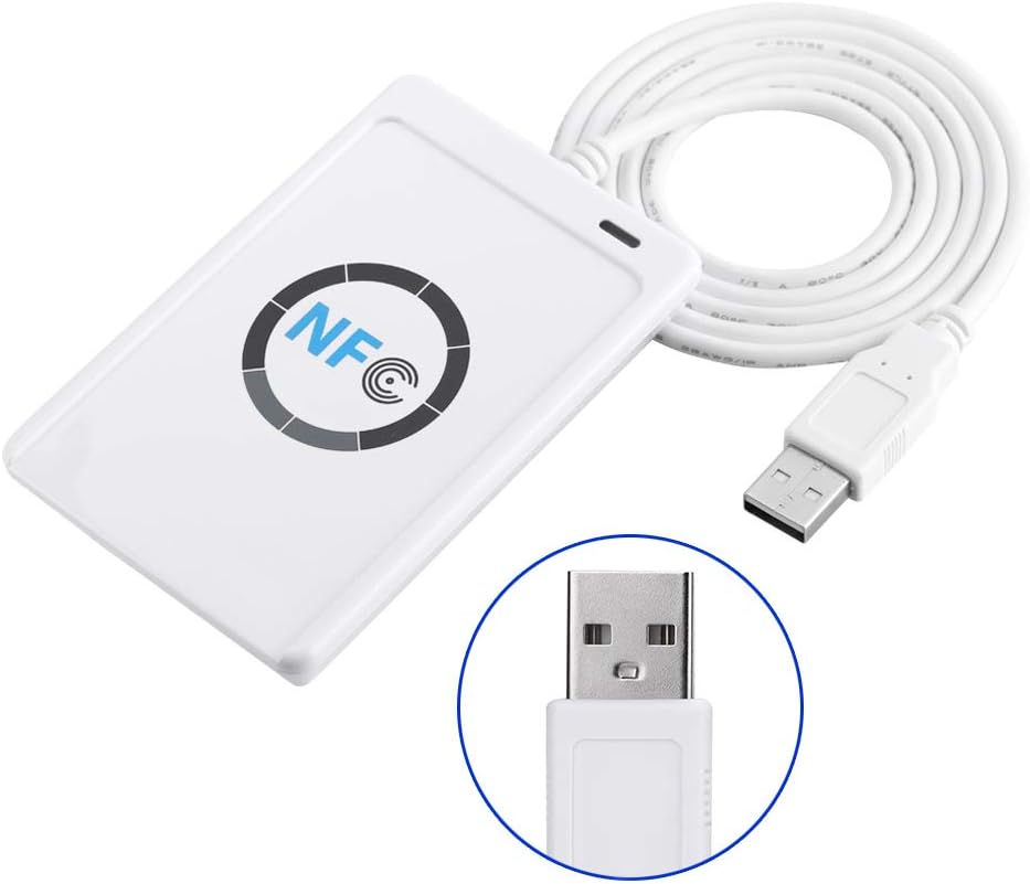 NFC RFID Contactless Smart Card Reader Writer with USB and 5X IC Card M784865